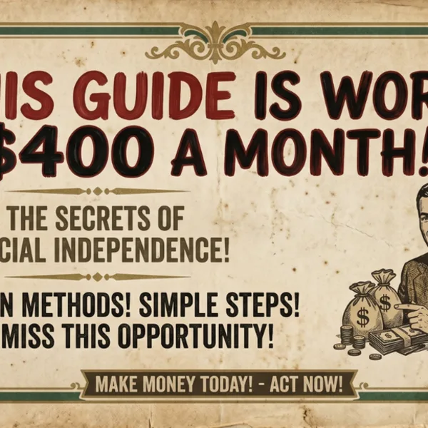 THIS GUIDE IS WORTH $400 A MONTH cover