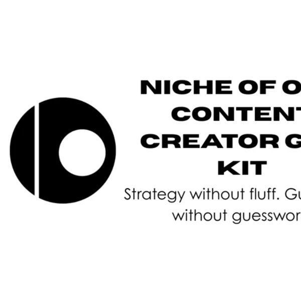 Niche of One Content Creator GPT Kit cover