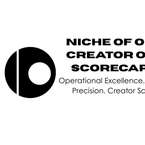Niche of One Creator Ops Scorecard cover